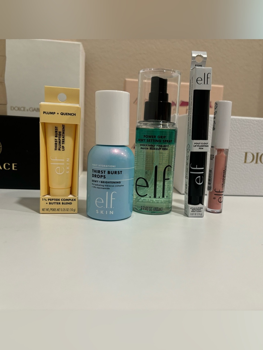 NEW ELF Bundle Skin and Lip products